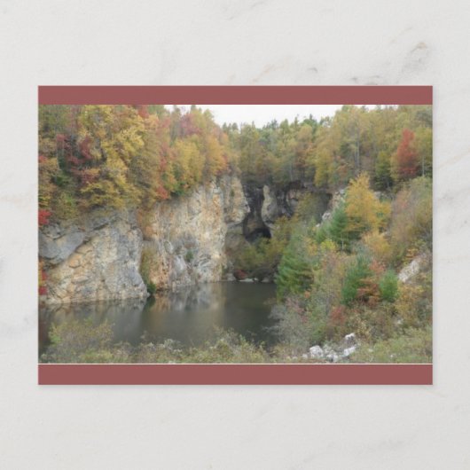 Der Herbst im blauen Ridge - Postkarte (Vorderseite)