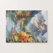 Der Herbst in den Bergen Puzzle (Horizontal)