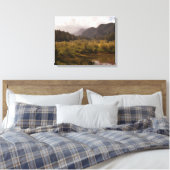 Der Herbst in der Berglandschaft Leinwanddruck (Insitu (Schlafzimmer))