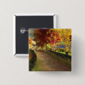 Der Herbst in der Glen-Taste Button (Vorne & Hinten)