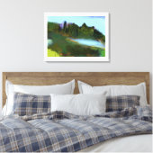 Der Herbst in der Park-Digitalmalerei Leinwanddruck (Insitu (Schlafzimmer))