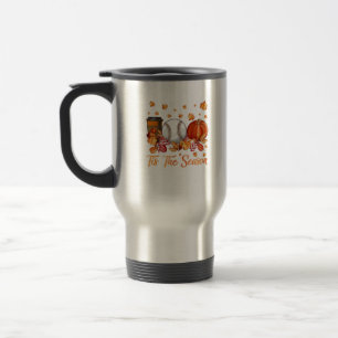 Der Herbst in dieser Saison ist dem Baseball Pumpk Reisebecher