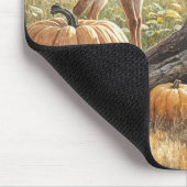 Der Herbst in einem Kürbispflaster Mousepad (Ecke)