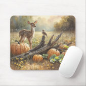 Der Herbst in einem Kürbispflaster Mousepad (Mit Mouse)