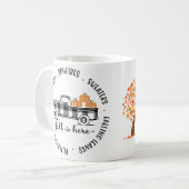 Der Herbst ist da Kaffeetasse (Vorderseite Links)