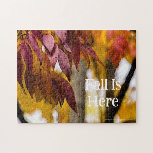 Der Herbst ist da! Puzzle (Horizontal)