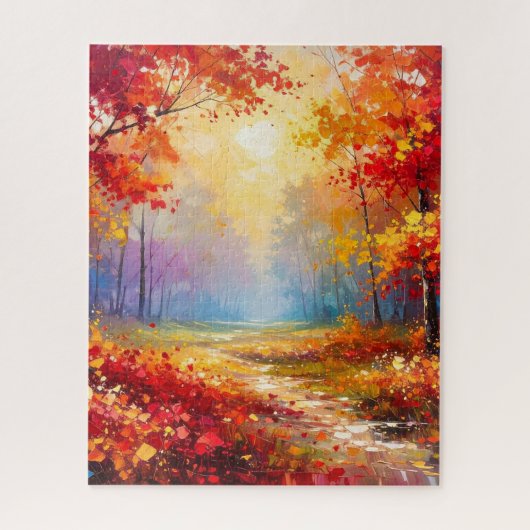 Der Herbst ist da Puzzle (Vertikal)