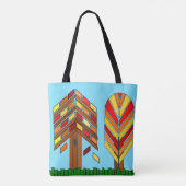 Der Herbst ist da Tasche (Rückseite)