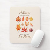 Der Herbst ist der zweite Frühling - Herbstlaub Mousepad (Mit Mouse)