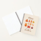 Der Herbst ist der zweite Frühling - Herbstlaub Notizblock (Innenseite)