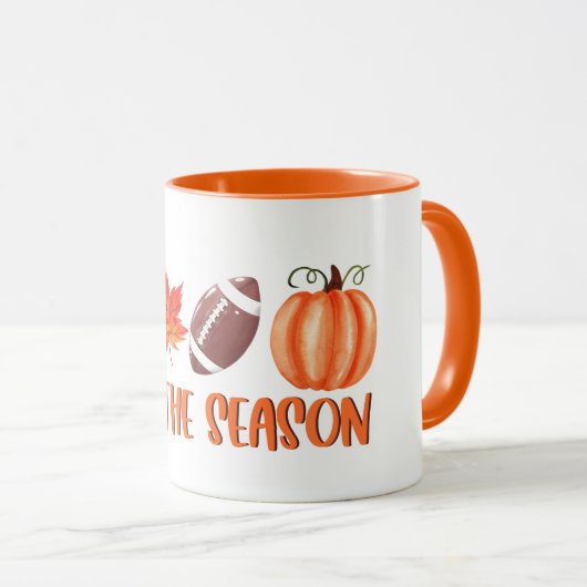 Der Herbst ist die Jahreszeit Tasse (VorderseiteRechts)