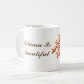 Der Herbst ist eine schöne Tasse (Vorderseite Links)