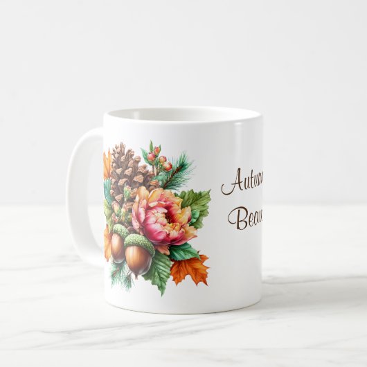 Der Herbst ist eine schöne Tasse (Vorderseite Links)