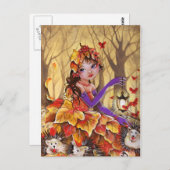 Der Herbst ist gekommen - Postkarte (Vorne/Hinten)