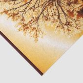 Der Herbst ist geschmolzener Goldbaum Seidenpapier (Ausschnitt)