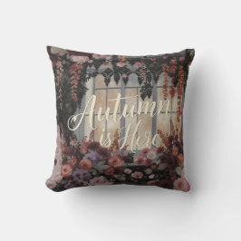 Der Herbst ist hier Blumenmuster-Kunst Kissen