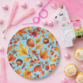 Der Herbst ist im Erntedank Pappteller (Party)