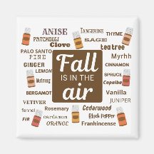 Der Herbst Ist In Der Luft Essential Oil Magnet
