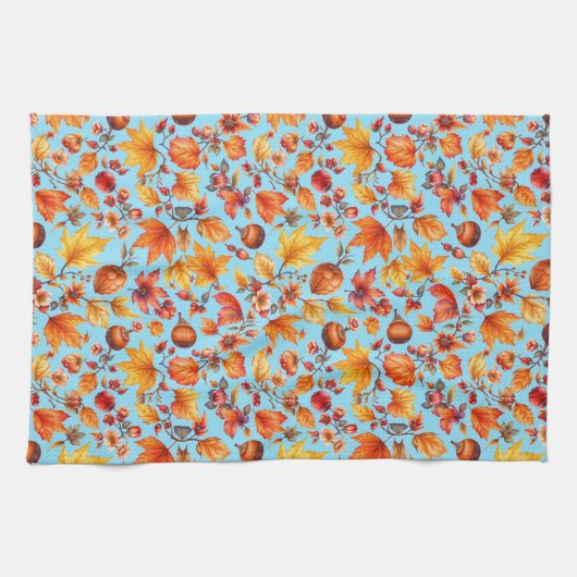 Der Herbst ist in der Luft Geschirrtuch (Horizontal)