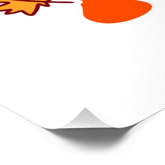 Der Herbst ist in der Luft Poster (Ecke)