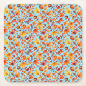 Der Herbst ist in der Luft Rechteckiger Pappuntersetzer (Vorderseite)