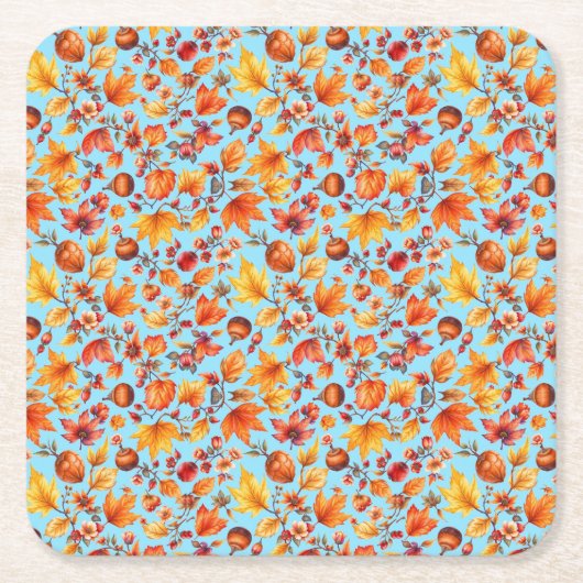 Der Herbst ist in der Luft Rechteckiger Pappuntersetzer (Vorderseite)