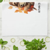 Der Herbst ist langsam Geschirrtuch (Gefaltet)