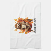 Der Herbst ist langsam Geschirrtuch (Vertikal)