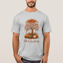 Der Herbst ist mein Favorit - Cozy Autumn Tree T-S