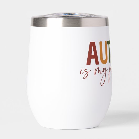 Der Herbst ist meine Lieblingsfarbe (Vorderseite)