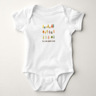 Der Herbst ist meine Lieblingsfarbe Baby Strampler