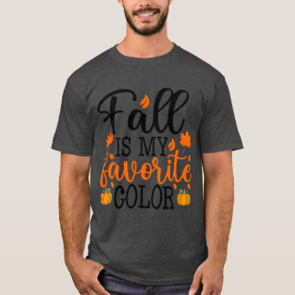 Der Herbst ist meine Lieblingsfarbe Cute und einfa T-Shirt