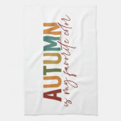 Der Herbst ist meine Lieblingsfarbe Geschirrtuch (Vertikal)