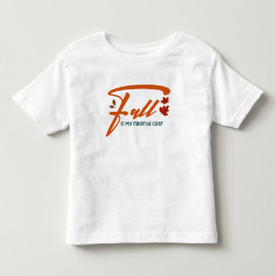 Der Herbst ist meine Lieblingsfarbe – Herbstästhet Kleinkind T-shirt