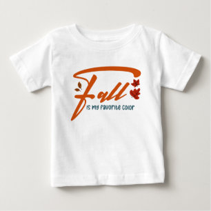 Der Herbst ist meine Lieblingsfarbe – Herbstliche Baby T-shirt