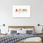 Der Herbst ist meine Lieblingsfarbe Leinwanddruck (Insitu (Schlafzimmer))