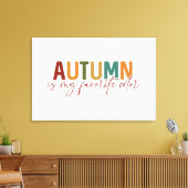 Der Herbst ist meine Lieblingsfarbe Leinwanddruck (Insitu (Wohnzimmer))