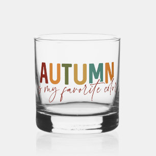 Der Herbst ist meine Lieblingsfarbe Whiskyglas