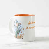 Der Herbst ist phantastisch! Tasse der Kinder (Vorderseite Links)