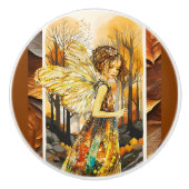 Der Herbst kommt Keramikknauf (Vorderseite)