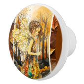 Der Herbst kommt Keramikknauf (Rechts)