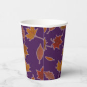 Der Herbst lässt die Fotografie auf dem benutzerde Pappbecher (Rechts)