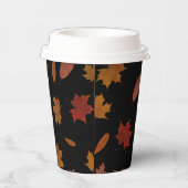 Der Herbst lässt die Fotografie auf dem benutzerde Pappbecher (Rechts)