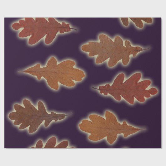 Der Herbst lässt ein Glühen auf der benutzerdefini Geschenkpapier (Flach)