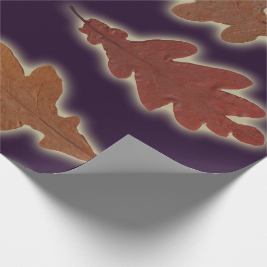 Der Herbst lässt ein Glühen auf der benutzerdefini Geschenkpapier (Ecke)