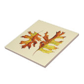 Der Herbst lässt eine schöne Natur Wasserfarben Ku Fliese (Seite)