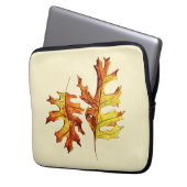 Der Herbst lässt eine schöne Natur Wasserfarben Ku Laptopschutzhülle (Vorderseite Links)