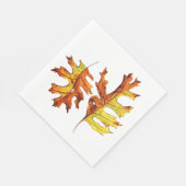 Der Herbst lässt eine schöne Natur Wasserfarben Ku Serviette (Ecke)