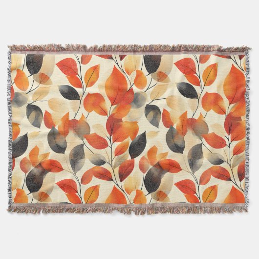 Der Herbst lässt Elegance glänzen Muster Decke (Vorderseite)