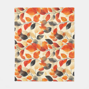 Der Herbst lässt Elegance glänzen Muster Fleecedecke